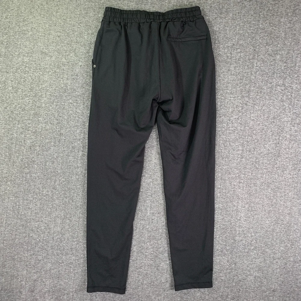 Vuori Ponto Performance Sweatpants Men Medium Black Stretch Athleisure V418 - Picture 8 of 9